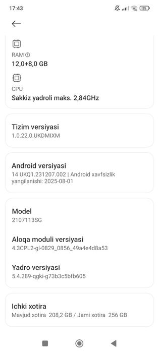 Xiaomi 11tpro 12+8/256/5G