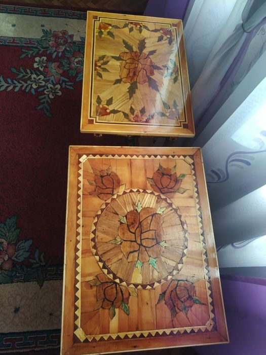 Журнальные столы деревянные, ручной работы, очень красивые