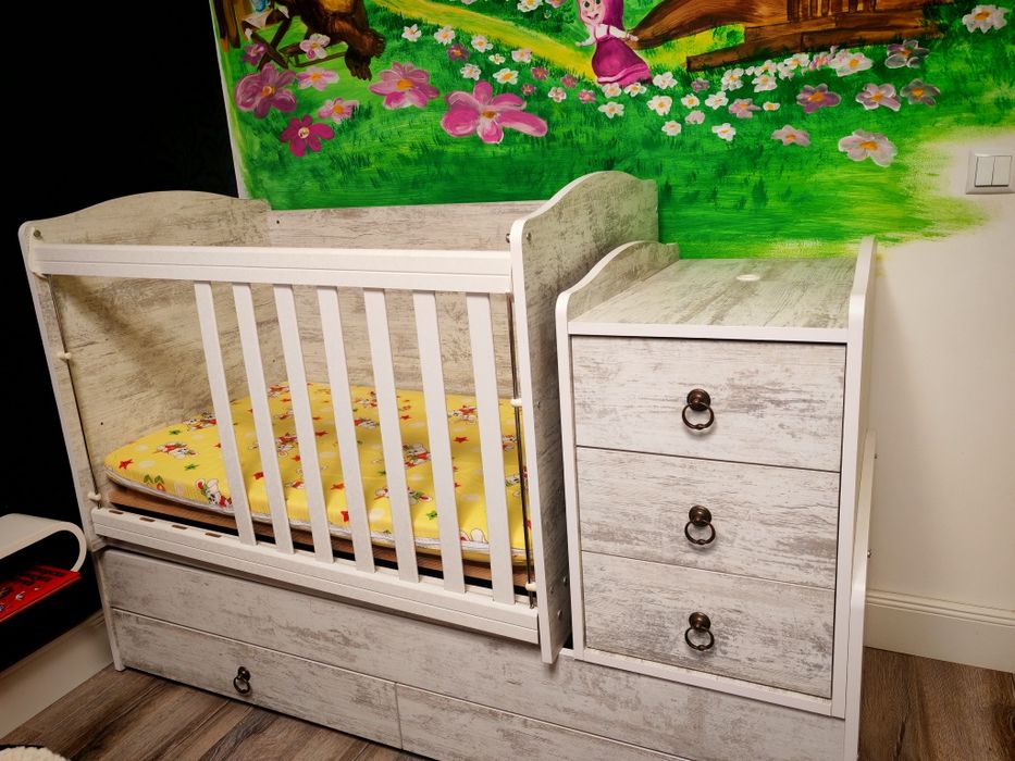 Детска кошара детско легло с матрак, 90 евро