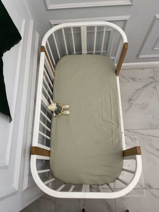 Кроватка трансформер + маятник + матрас