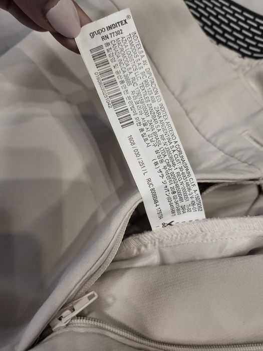 Pantaloni dama Zara, marimea L, bumbac, noi cu eticheta