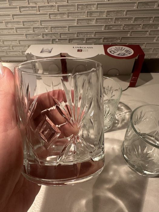 Set 5 pahare din sticla