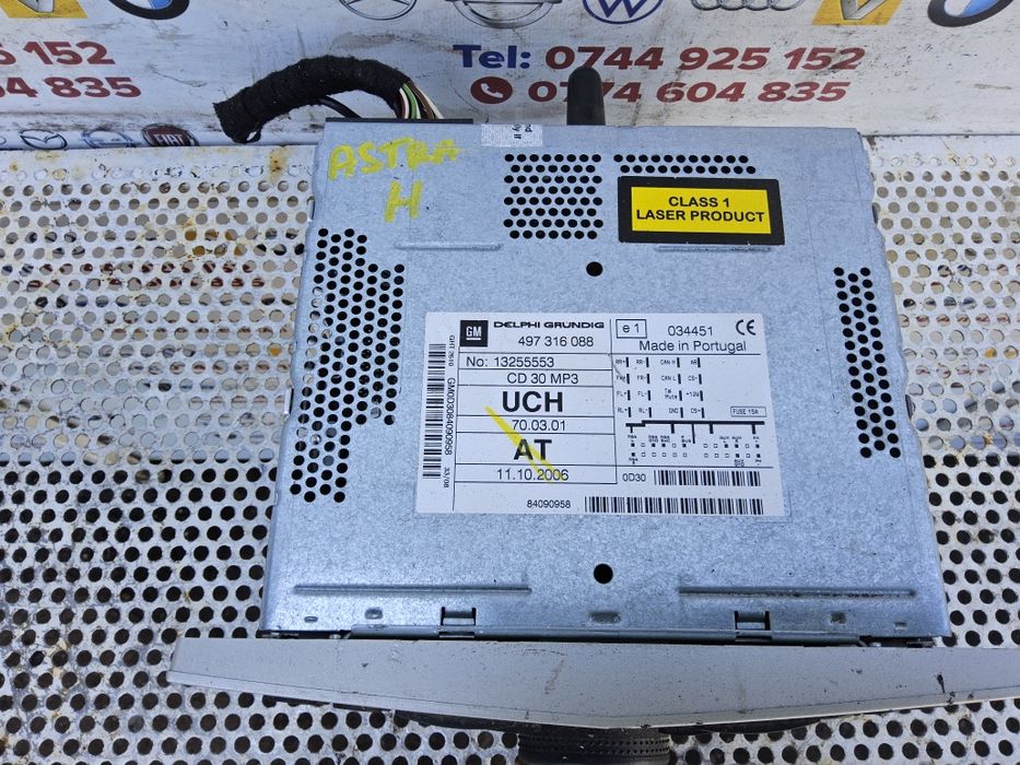 Radio Cd cu Mp3 și display Opel Astra H zafira B