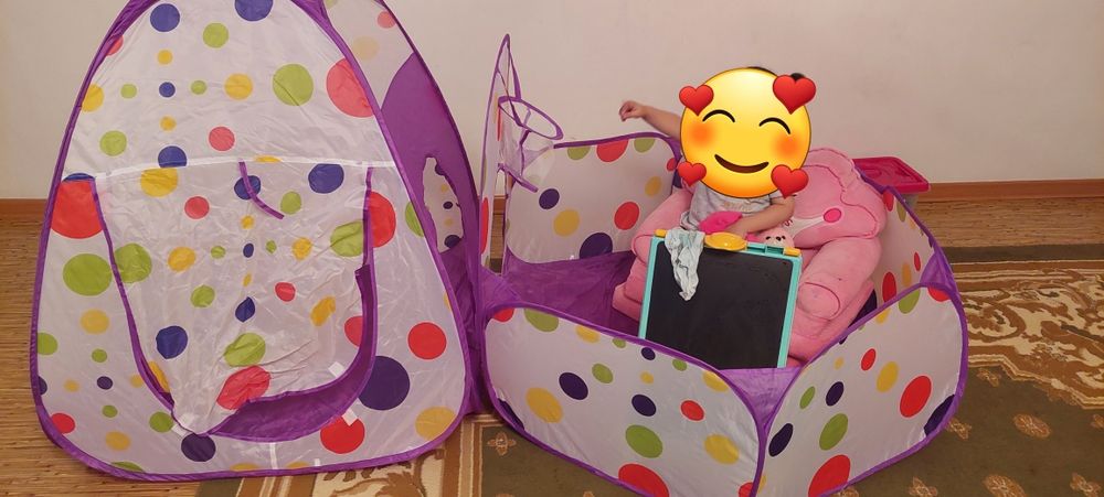 3в1 палатка тюнель бассейн