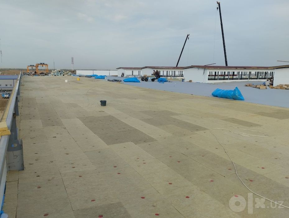 Гидроизоляция кровли, терасса, стилобат (парковка), фундамент