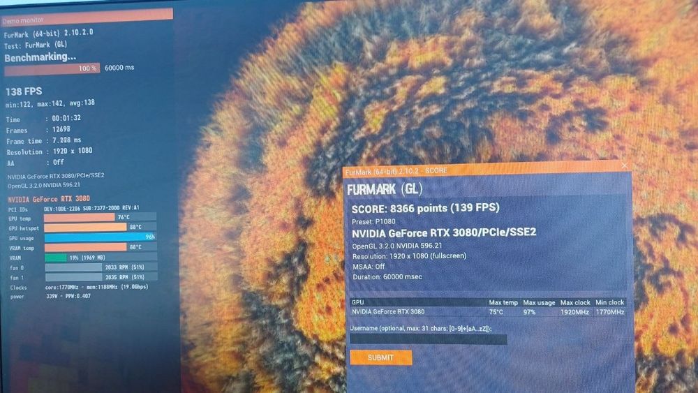 RTX 3080 10GB + Intel i5-14500HX 14/20 ПК