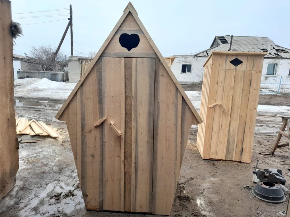 Уличный туалет двойной