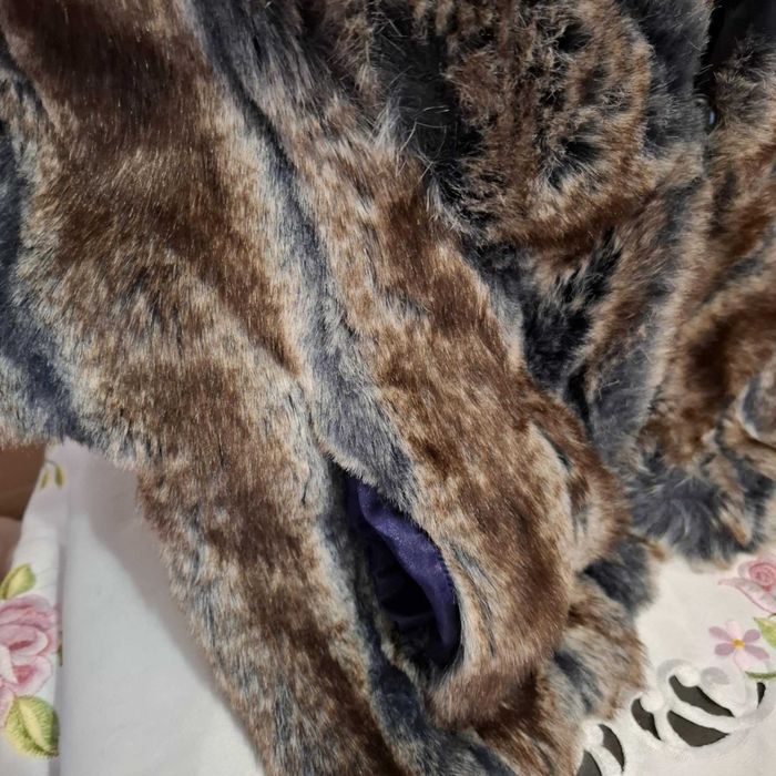 RARE Пончо/Пелерина от естествен косъм