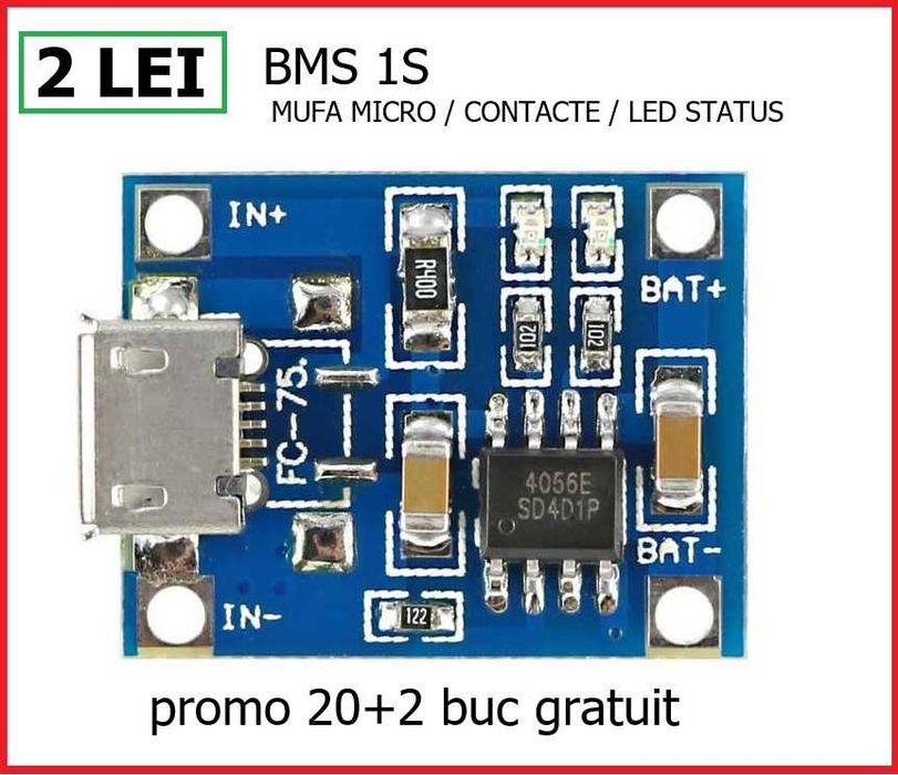 Modul Bms de incarcare acumulatori
