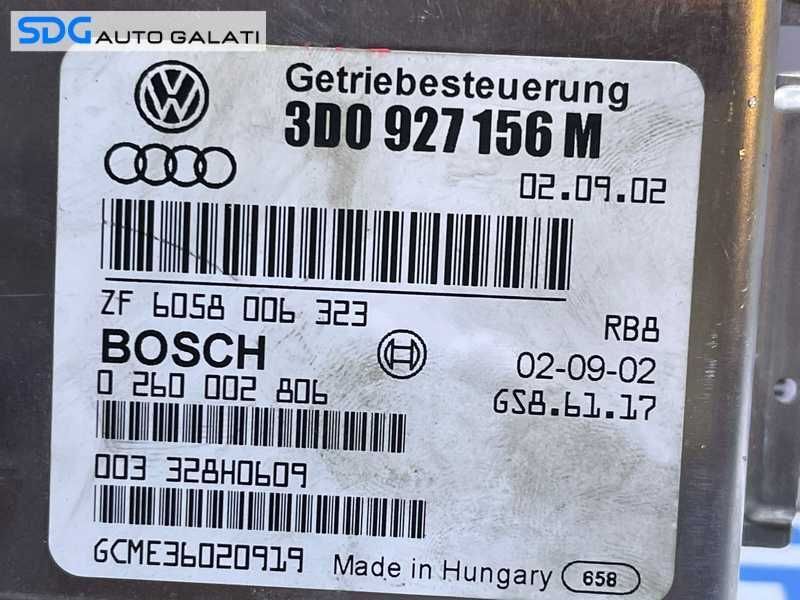 Unitate Modul Calculator Cutie Viteze Automata VW Phaeton 3.2 V6 2002 - 2010 Cod 3D0927156M [L3638]
