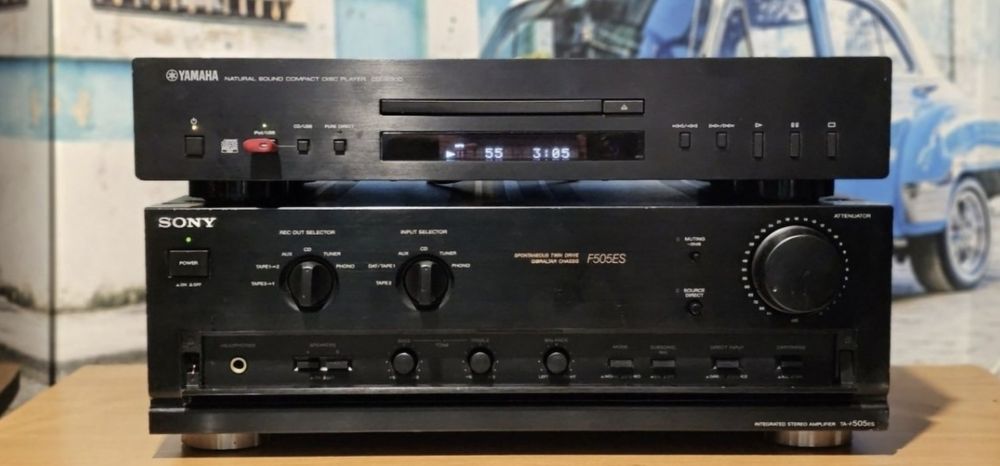 Sunet bun Sony TA F 505 ES amplificator statie muzica
