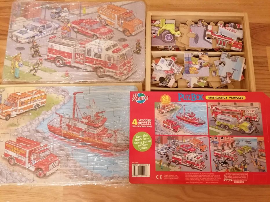 4 Puzzle-uri din lemn