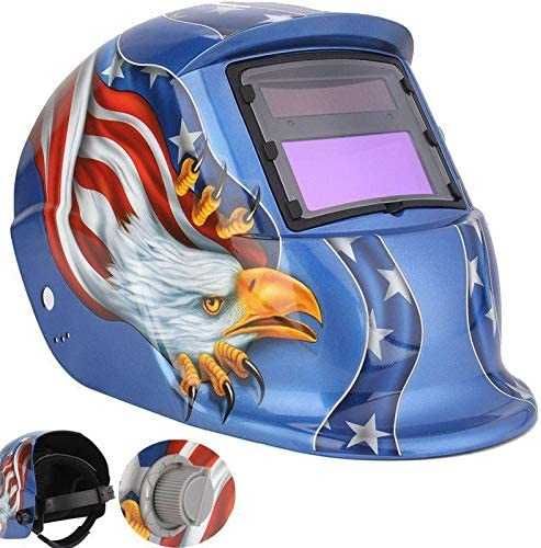 Соларна маска за заваряване-Автоматична- Blue-регулиране  9-13