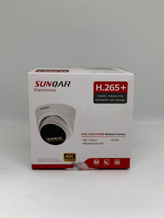 Продам IP-видеокамеру купольную SUNQAR Electronics 4K / 8MP