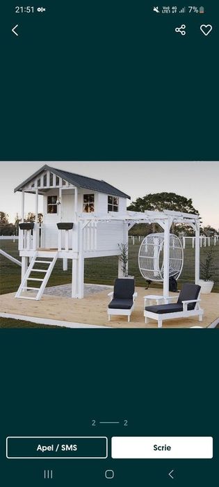 Căsuțe pentru copii și locuri de joacă