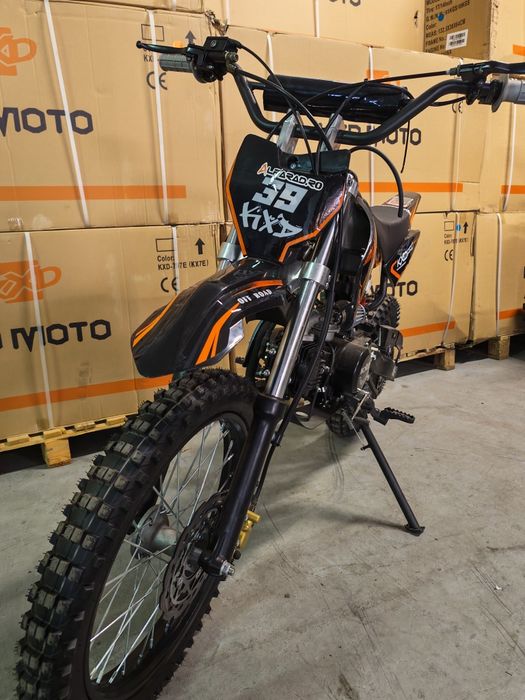 Cross Bike Dirtbike125 CC KXD manual 4 trepte roti 17”14″  nou cu garantie si livrare in toata tara