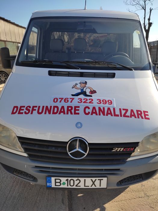 Desfundare țevi canalizare scurgere