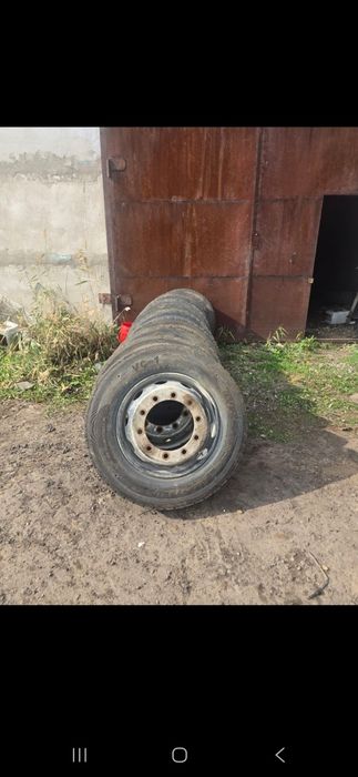 Резина с дисками б/у. На Камаз