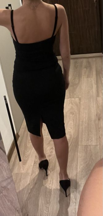 Миди рокля с лого Guess