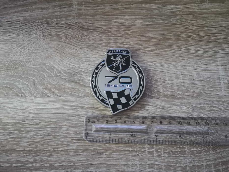метална емблема Abarth 70th Anniversary