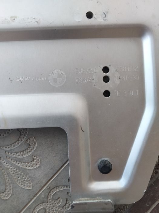 Японский подномерник BMW E30 E34 E36 E38