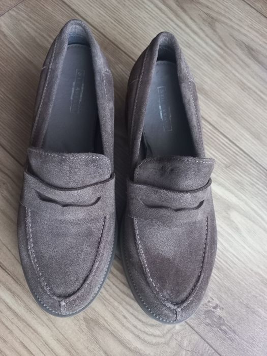 Mocasini piele intoarsa