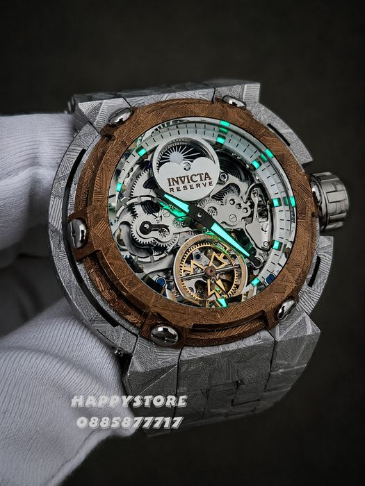 INVICTA Stealth Skeleton automatic 50 mm, Инвикта нов мъжки часовник