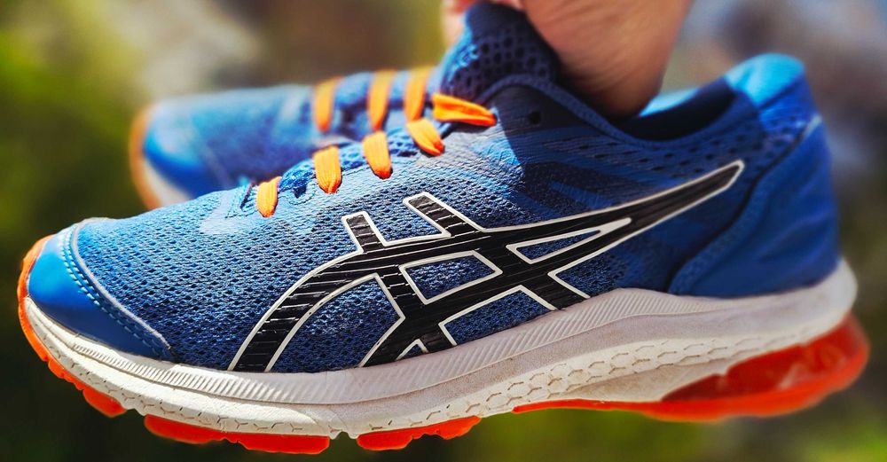 Asics GT-1000 10 GS – Mărimea 37 – Albastru/Portocaliu șireturi elastice