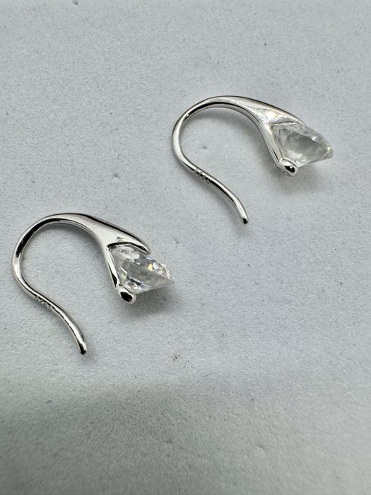 Стебърни обеци с мойсанит (Диамант) 1 карат