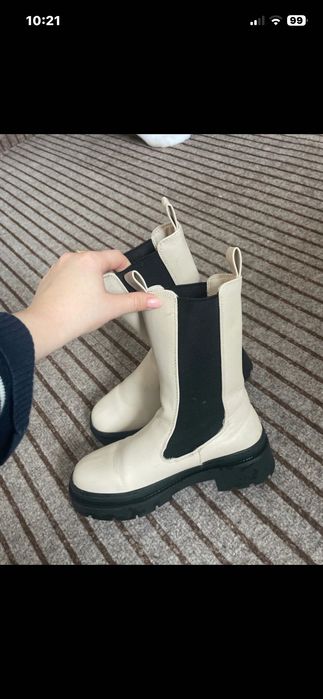 Ghete bej cu elastic