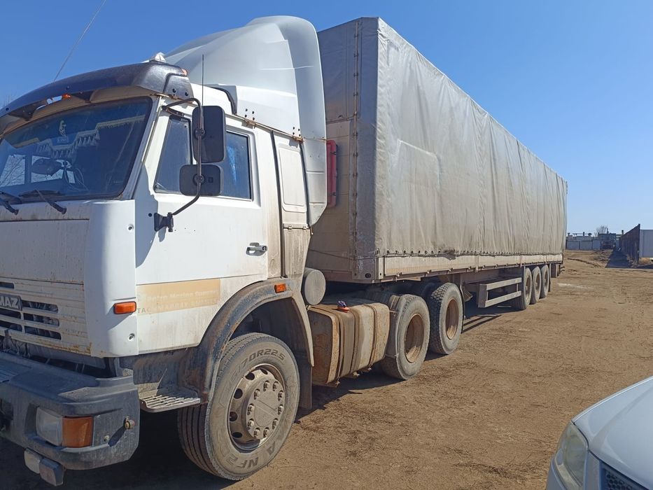 Камаз тягач 54115 прицеп Шмитз