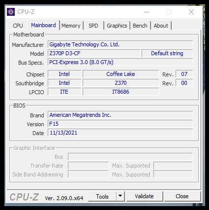 Дъно Gigabyte Z370P D3 + Intel® Core i7-8700K lga1151