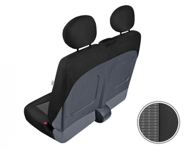 Husa bancheta cu doua locuri Apollo DV2 M, pentru Citroen Jumpy, Fiat Scudo, Mercedes Vito, Nissan Interstar, Opel Movano pana in 2009, Peugeot Expert, Renault Master pana in 2009, Vw Transporter T4, T6
