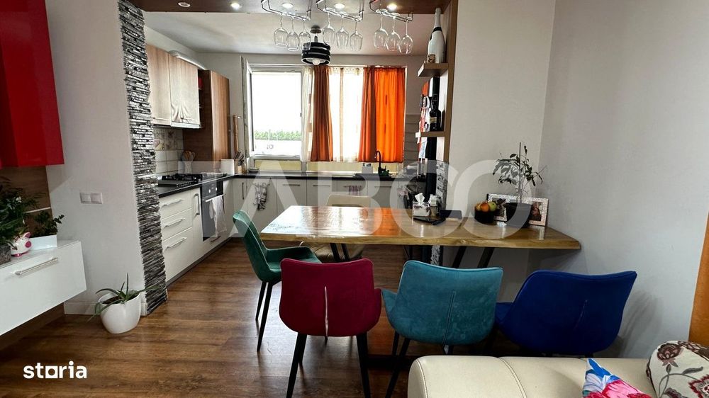 Apartament mobilat utilat  3 camere decomandat zona Arhitectilor Sibiu