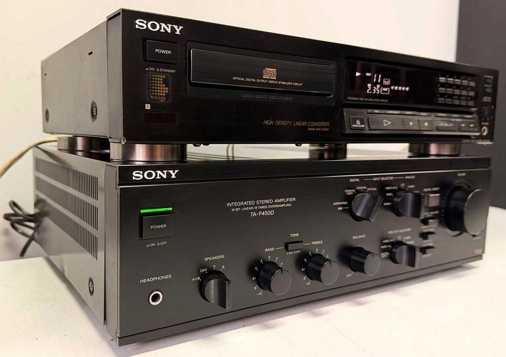 Amplificator Sony TA-F450D Japan Vintage Statie si CDP 690