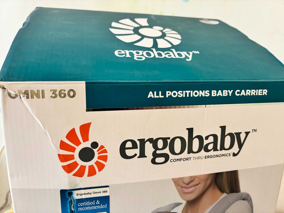 Ергономична Раница Ergobaby Omni 360 + приставка за новородени