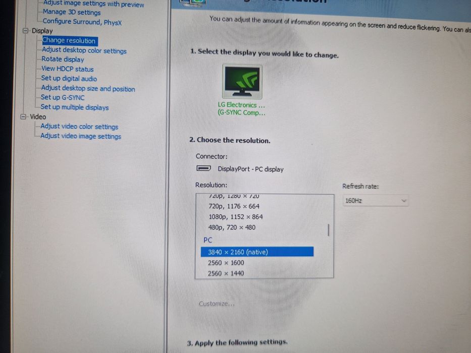 Monitor gaming LG 4K