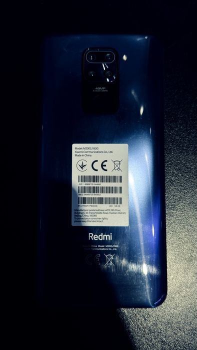 Redmi Note 9 4/128GB Синий • 10/10 срочно торг