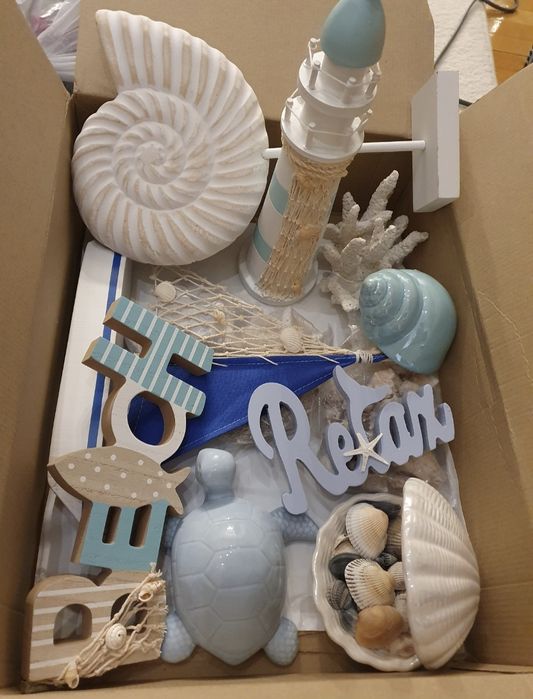 Set decorațiuni vară - tematică marină (Summer / Beach)