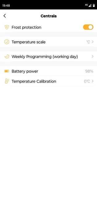 Termostat centrala WIFI Tuya - Nou