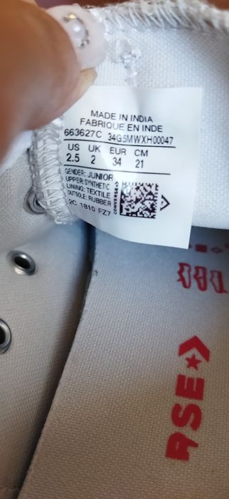 Гуменки Converse 34