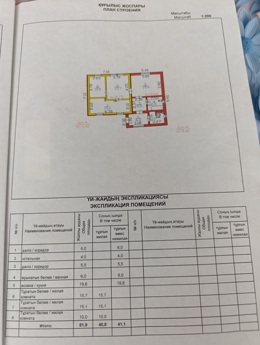 Продаётся дом п.Актас