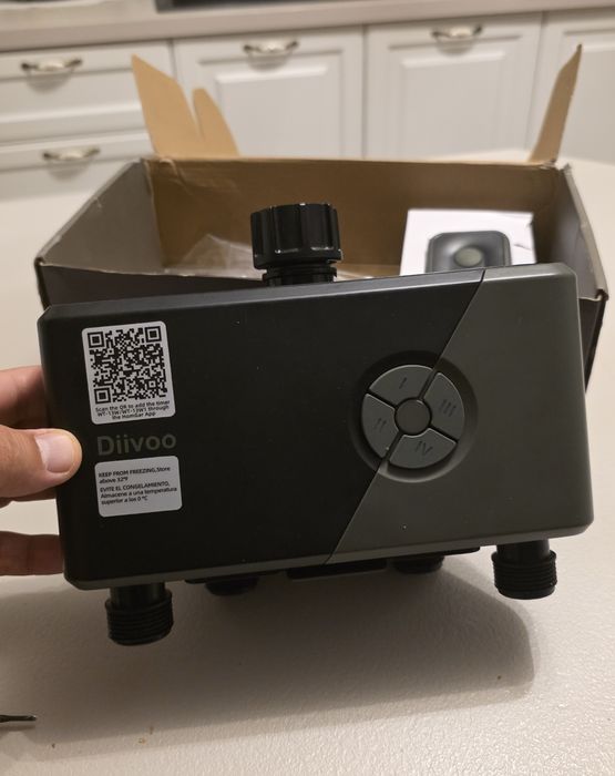 Programator temporizator irigatii 4 zone, smart, wi-fi, Diivoo