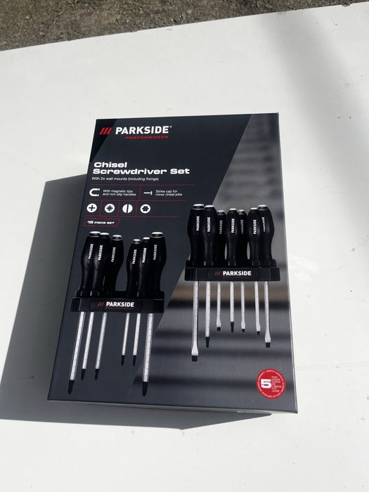 Seturi biti 75 piese , surubelnite 15 piese  si detector Parkside