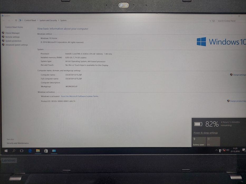 Laptop Lenovo ThinkPad L590 i5