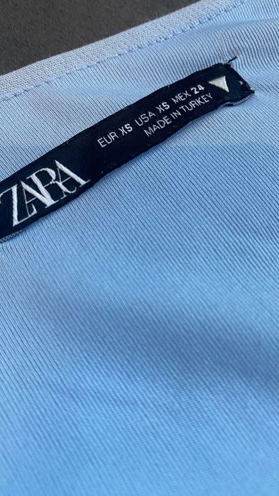 Светло синя рокля ZARA - Размер ХС