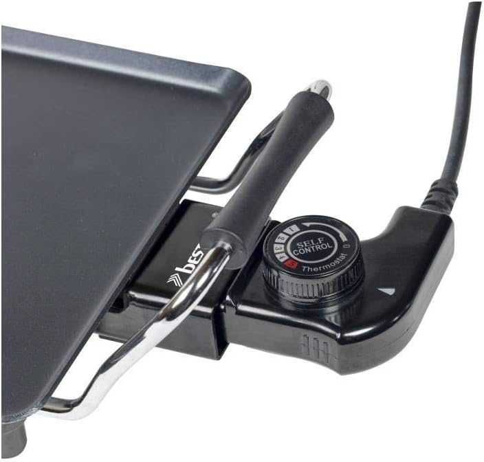 Електрическа скара Bestron, с незалепващо покритие, термостат, 1000W