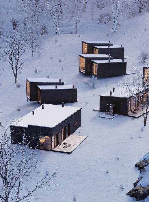 дом для базы отдыха