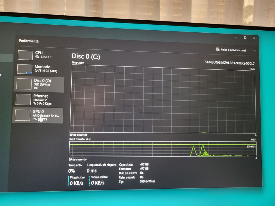 Pc RX 6800  si ryzen 7 5800x , 32gb ram calculator gaming