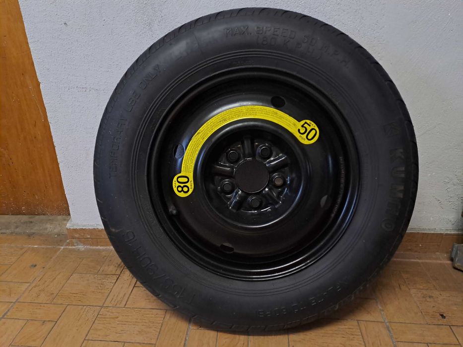 Roata de Rezerva Slim Dedicata Dacia Duster 155 90 R16 pcd 5x114.3